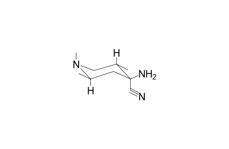 BETA-4-AMINO-1,2,5-TRIMETHYL-4-CYANOPIPERIDINE