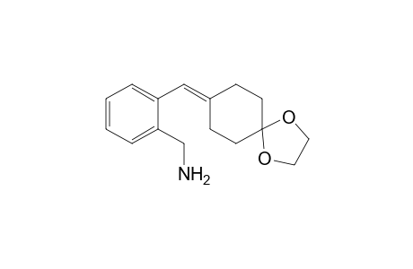 [2-(1,4-Dioxaspiro[4.5]dec-8-ylidenemethyl)phenyl]methylamine