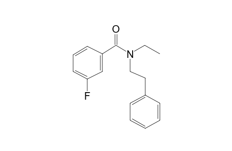 Benzamide, 3-fluoro-N-(2-phenylethyl)-N-ethyl-