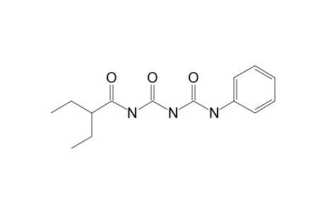 2-ethyl-N-(phenylcarbamoylcarbamoyl)butyramide