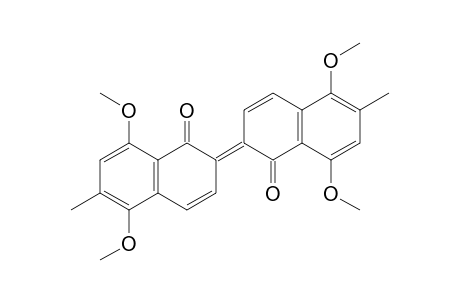 6,6'-Dimethyl-5,5',8,8'-tetramethoxy-2,2'-binaphthylidene-1,1'-dione