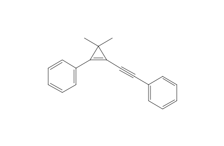 [3,3-dimethyl-2-(2-phenylethynyl)-1-cyclopropenyl]benzene