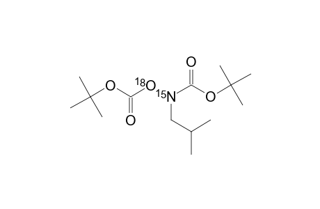 N,O-DI-TERT.-BUTOXYCARBONYL-[(15)N,(18)O]-ISOBUTYLHYDROXYLAMINE