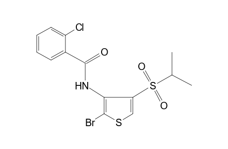 N-[2-bromo-4-(isopropylsulfonyl)-3-thienyl]-o-chlorobenzamide