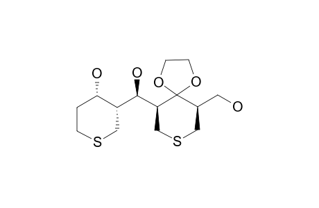 (3R,4S)-3-[(R)-HYDROXY-[(6S,10R)-10-HYDROXYMETHYL-1,4-DIOXA-8-THIA-SPIRO-[4.5]-DEC-6-YL]-METHYL]-TETRAHYDRO-2H-THIOPYRAN-4-OL