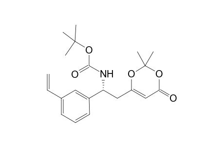tert-Butyl (R)-(2-(2,2-dimethyl-4-oxo-4H-1,3-dioxin-6-yl)-1-(3-vinylphenyl)ethyl)carbamate