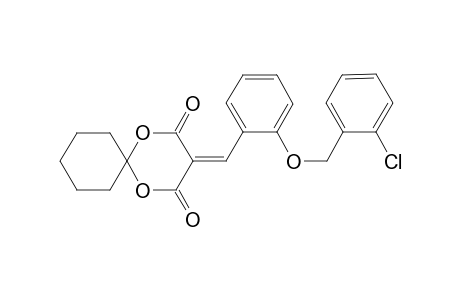 1,5-Dioxaspiro[5.5]undecane-2,4-dione, 3-[[2-[(2-chlorophenyl)methoxy]phenyl]methylene]-