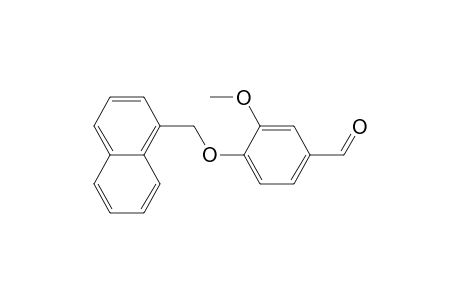 Benzaldehyde, 3-methoxy-4-(1-naphthalenylmethoxy)-