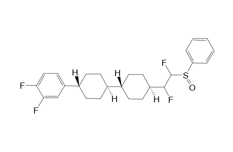 trans-1-(3,4-Difluorophenyl)-4-[trans-4-(1,2-difluoro-2-phenylsulfinylethyl)cyclohexyl]cyclohexane