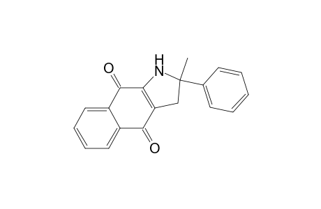 2,3-Dihydro-2-methyl-2-phenyl-1H-benz[f]indole-4,9-dione