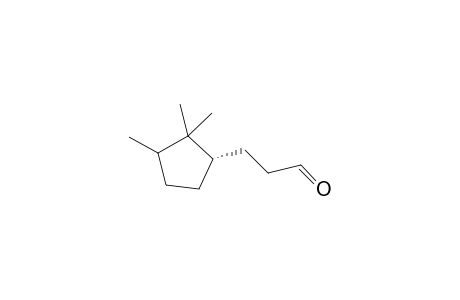 3-((1S)-2,2,3-trimethylcyclopentyl)propanal