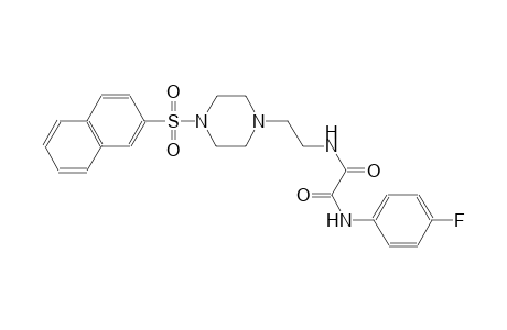 ethanediamide, N~1~-(4-fluorophenyl)-N~2~-[2-[4-(2-naphthalenylsulfonyl)-1-piperazinyl]ethyl]-