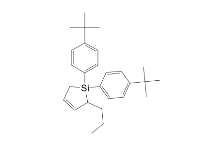 1,1-bis(4-tert-butylphenyl)-2-propyl-1-silacyclo-3-pentene