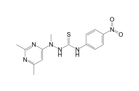 1-[(2,6-dimethyl-4-pyrimidinyl)-methylamino]-3-(4-nitrophenyl)thiourea