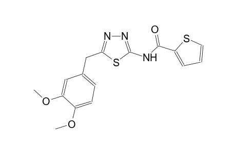 N-[5-(3,4-dimethoxybenzyl)-1,3,4-thiadiazol-2-yl]-2-thiophenecarboxamide