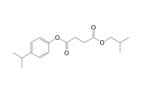 Succinic acid, isobutyl 4-isopropylphenyl ester