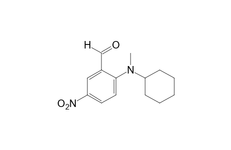 2-(cyclohexylmethylamino)-5-nitrobenzaldehyde