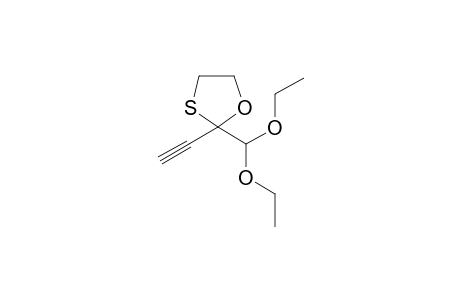 2-(diethoxymethyl)-2-ethynyl-1,3-oxathiolane