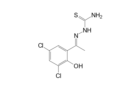 3',5'-dichloro-2'-hydroxyacetopenone, thiosemicarbazone