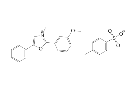 2-(m-methoxyphenyl)-3-methyl-5-phenyloxazolium p-toluenesulfonate