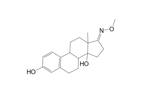 Estra-1,3,5(10)-trien-17-one, 3,14-dihydroxy-, O-methyloxime