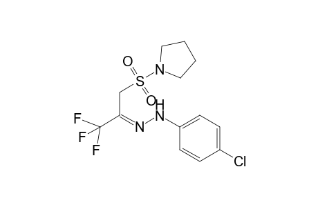 N-[2-(4-Chlorophenyl)hydrazono-3,3,3-trifluoropropyl]sulfonylpyrrolidine