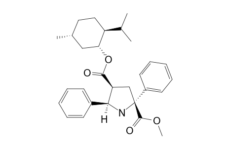 (1'R,2'S,5'R)-Menthyl r-2R-methoxycarbonyl-2,c-5R-(diphenyl)pyrrolidine-c-4S-carboxylate