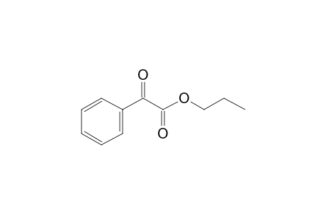 Phenylglyoxylic acid, propyl ester