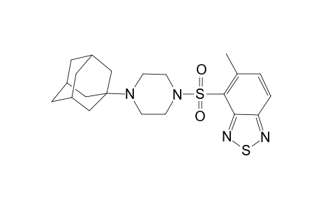 4-[4-(1-adamantyl)piperazin-1-yl]sulfonyl-5-methyl-2,1,3-benzothiadiazole