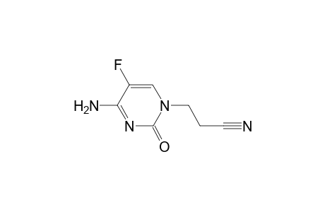 3-(4-amino-5-fluoro-2-keto-pyrimidin-1-yl)propionitrile