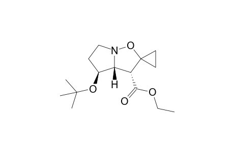 Ethyl (3'R,3a'R,4'S)-4'-tert-Butyloxytetrahydro-3'H-spiro[cyclopropane-1,2'-pyrrolo[1,2-b]isoxazole]-3'-carboxylate