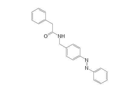 2-phenyl-N-[p-(phenylazo)benzyl]acetamide