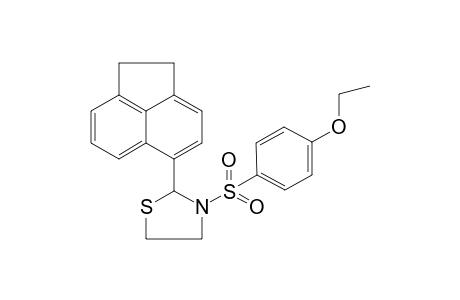 2-(1,2-dihydroacenaphthylen-5-yl)-3-(4-ethoxyphenyl)sulfonyl-1,3-thiazolidine