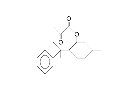 2-(1-Methyl-1-phenyl-ethyl)-5-methyl-cyclohexyl methylglyoxylate