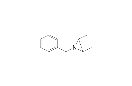 Aziridine, 2,3-dimethyl-1-(phenylmethyl)-, trans-