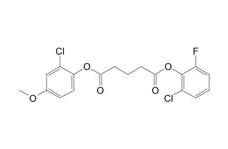 Glutaric acid, 2-chloro-4-methoxyphenyl 2-chloro-6-fluorophenyl ester