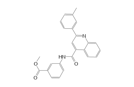 methyl 3-({[2-(3-methylphenyl)-4-quinolinyl]carbonyl}amino)benzoate