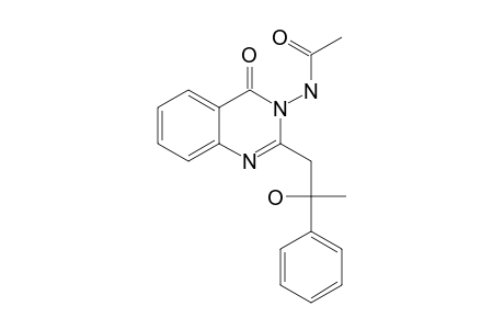 3-ACETYLAMINO-2-(2-HYDROXY-2-PHENYLPROPYL)-QUINAZOLIN-4(3H)-ONE;ISOMER-A