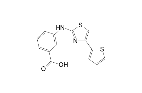 Benzoic acid, 3-[[4-(2-thienyl)-2-thiazolyl]amino]-