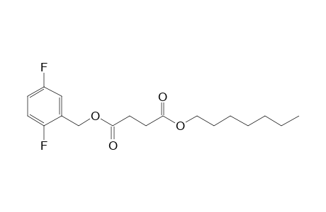 Succinic acid, 2,5-difluorobenzyl heptyl ester