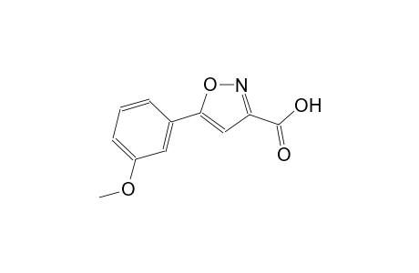 5-(3-methoxyphenyl)-3-isoxazolecarboxylic acid