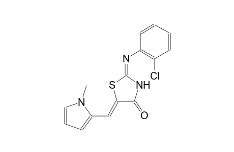 (5Z)-2-(2-chloroanilino)-5-[(1-methyl-1H-pyrrol-2-yl)methylene]-1,3-thiazol-4(5H)-one