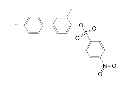 Benzenesulfonic acid, 4-nitro-, 3,4'-dimethylbiphen-4-yl ester