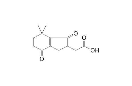 2-(3,7-diketo-4,4-dimethyl-1,2,5,6-tetrahydroinden-2-yl)acetic acid