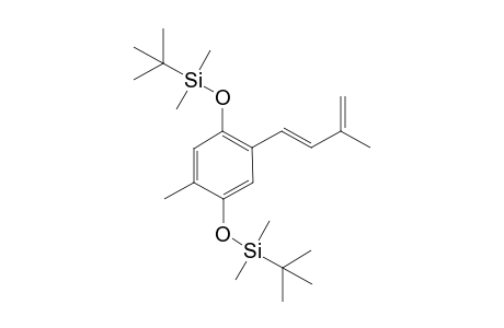 (E)-(2-Methyl-5-(3-methylbuta-1,3-dienyl)-1,4-phenylene)bis(oxy)bis(tert-butyldimethylsilane)