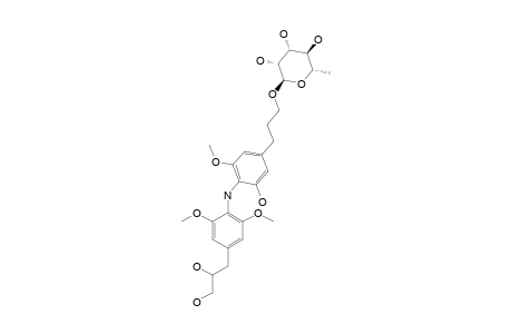 6'-HYDROXY-4-(2,3-PROPYLDIOL)-2,6,2'-TRIMETHOXY-4'-(3-HYDROXYPROPYL-ALPHA-L-RHAMNOPYRANOSYLETHER)-DIPHENYLAMINE