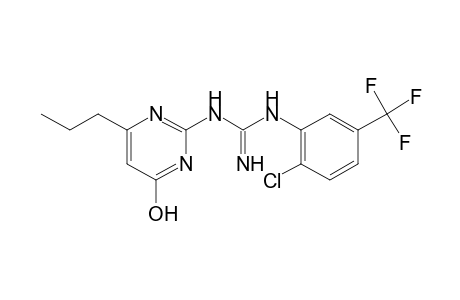 1-(6-CHLORO-alpha,alpha,alpha-TRIFLUORO-m-TOLYL)-3-(4-HYDROXY-6-PROPYL-2-PYRIMIDINYL)GUANIDINE