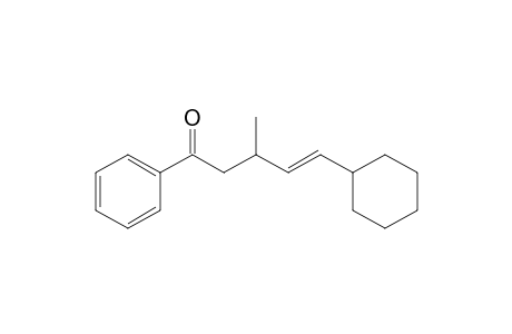 (E)-5-Cyclohexyl-3-methyl-1-phenylpent-4-en-1-one