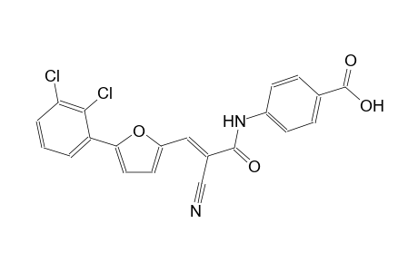 4-({(2E)-2-cyano-3-[5-(2,3-dichlorophenyl)-2-furyl]-2-propenoyl}amino)benzoic acid