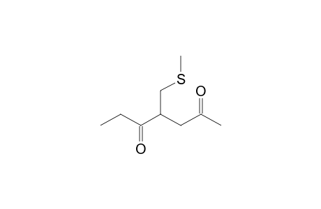 4-(Methylsulfanylmethyl)heptane-2,5-dione